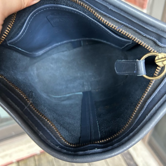 Vintage coach bleeker bucket small style 4153 faded sapphire blue crossbody y2k - Picture 9 of 10